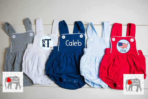 Boys Knit Sunsuit Bubble