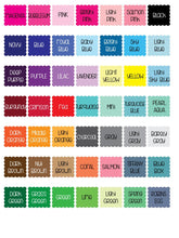 100% Polyester Dye-Pressed Personalized Name Knotted Headband