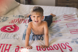 50 x 60 Monogram Fleece Personalized Blanket