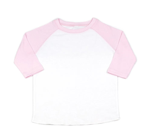 Pink Toddler Raglan