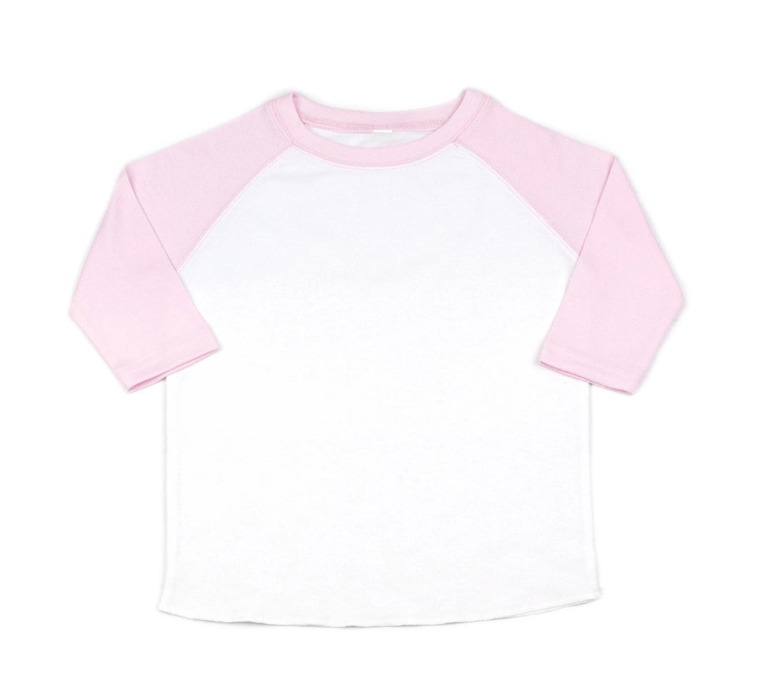 Pink Toddler Raglan