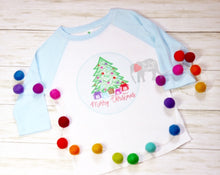 Blue Toddler Raglan