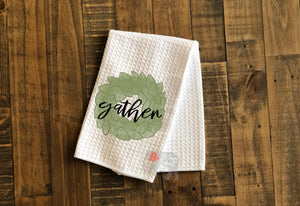 Holiday Kitchen Waffle Towels