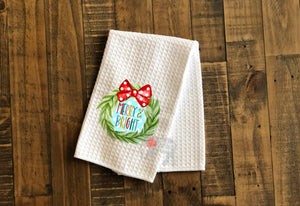 Holiday Kitchen Waffle Towels