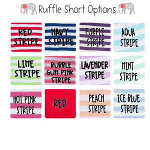 Girls Shirt and Ruffle Short Set