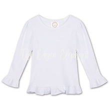 Ruffle Long Sleeve T-shirt