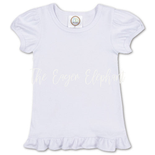 Ruffle Short Sleeve T-shirt