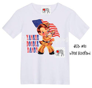 Sublimated White Unisex Child T-shirt